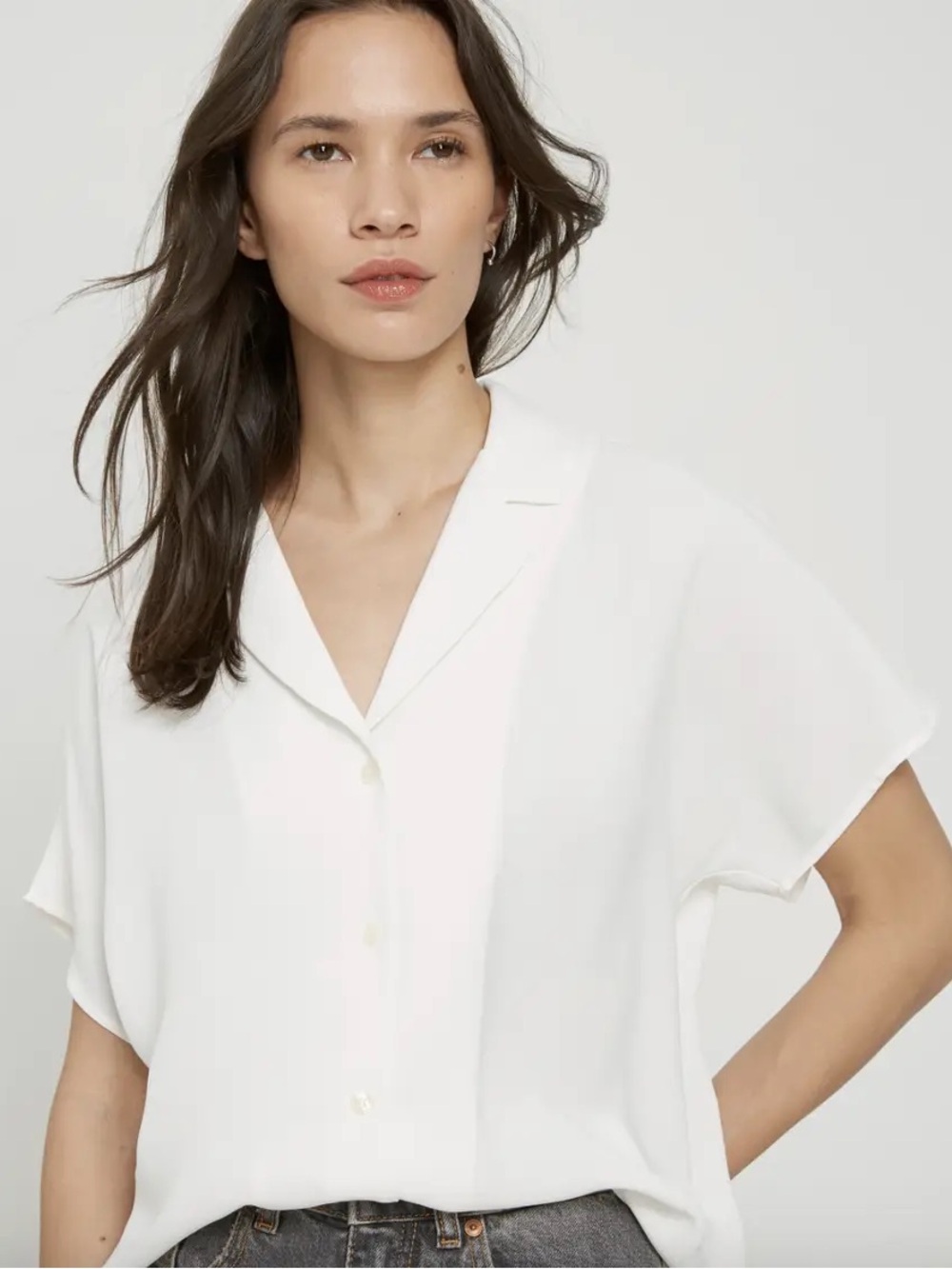 Frank & Oak Camp Collar Blouse